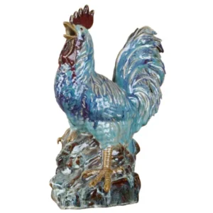 Porcelain Rooster Figurine