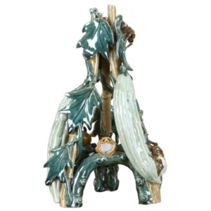 Porcelain Bugs and Frogs Figurine