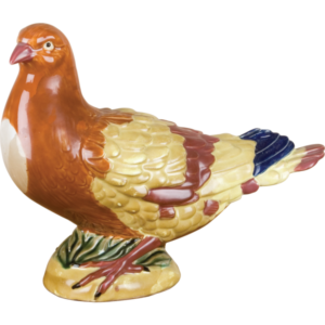 Porcelain Pigeon Figurine
