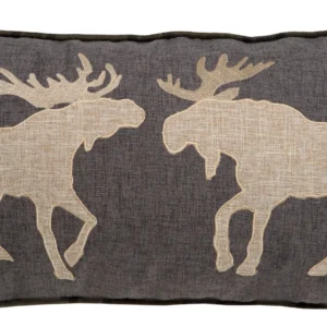 Two Moose Pillow