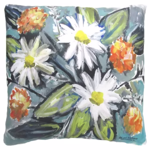 Floral Impressions Pillow
