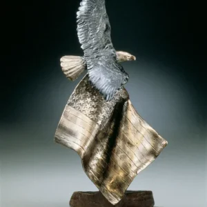Patriot's Dream Bald Eagle Sculpture by Mark Hopkins