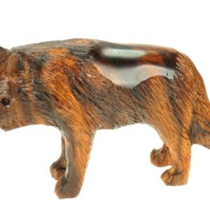 Wolf with Detail Sculpture