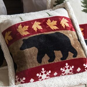 Tall Pine Plush Sherpa Pillow