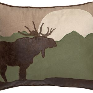 Moose Scene Pillow