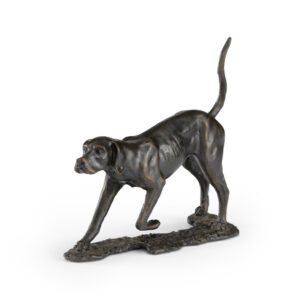 Pointer Bronze Dog Sculpture