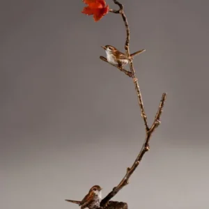 Branching Out Wren Sculpture by Mark Hopkins