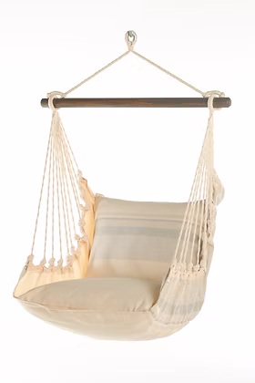 4-Piece Swing Set Magnolia Stripe w/ Magnolia Stripe Pillow