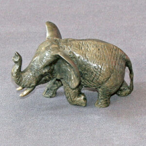 Elephant Baby Bronze Sculpture by Barry Stein Sculptures