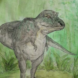 Tyrannosaurus Rex Giant Lizard Greeting Cards (Pack of 10)