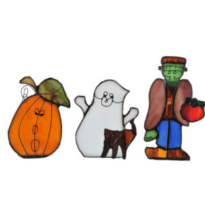 4.75" High Halloween 3 Pieces Tea Light Set