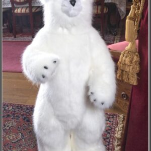 Ditz Designs Standing White Diamond Bear (3 Sizes Available)