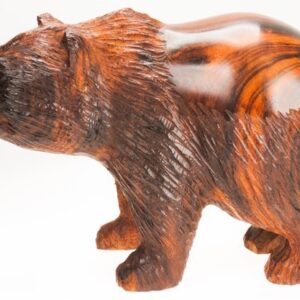 Bear Rough/Smooth Figurine Sculpture