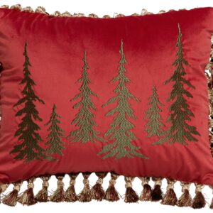Red Velvet Tree Pillow