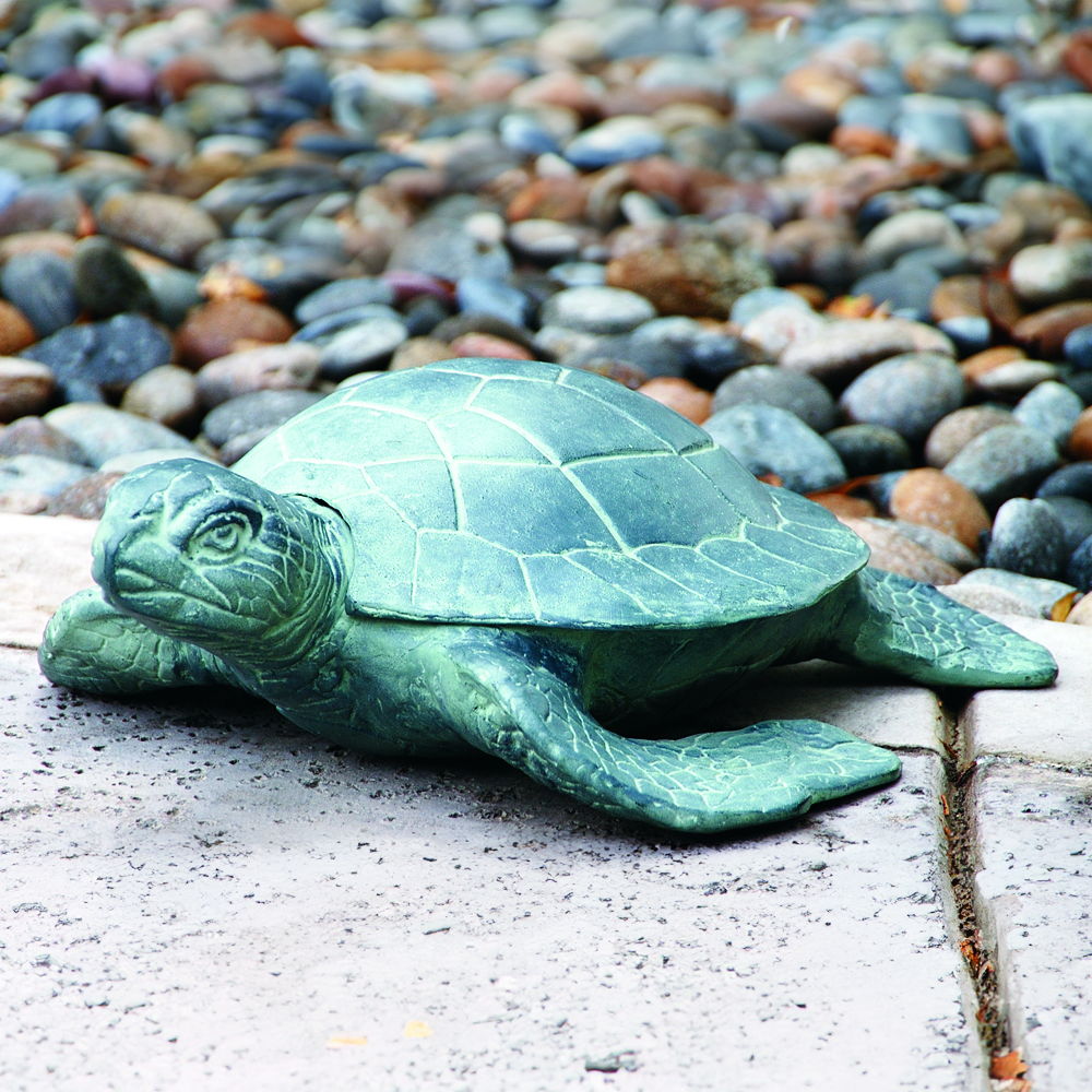 Garden Sea Turtle Sculpture