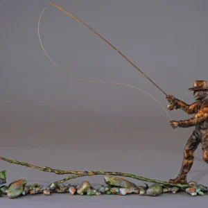 Casting Call Fishing Sculpture by Mark Hopkins