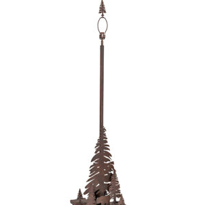 62" High Lone Bear 2 Light Floor Base