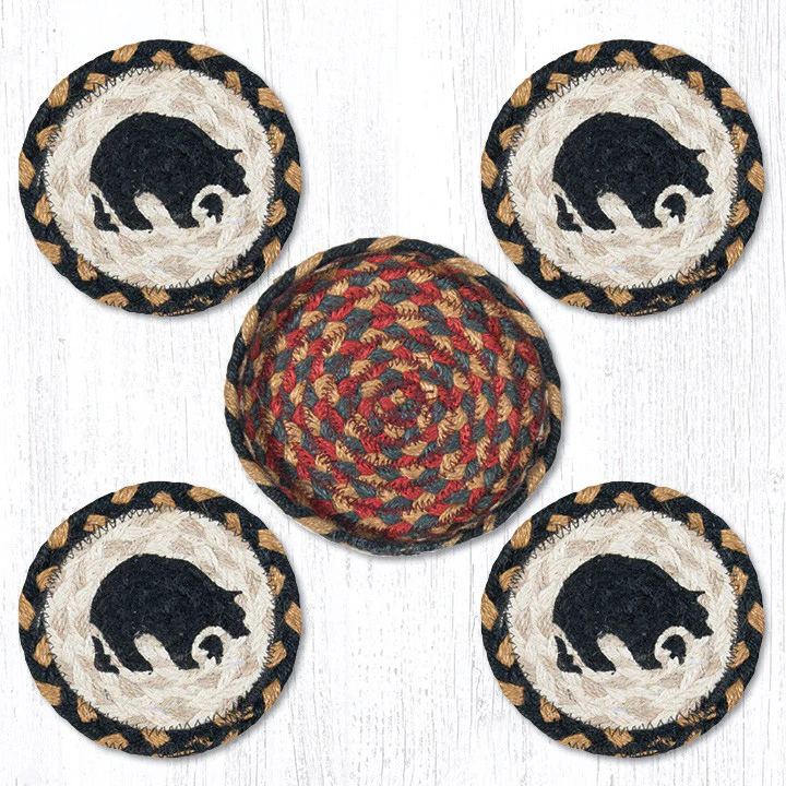 Black Bear Coaster Set
