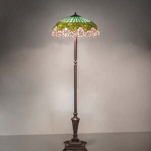 64" High Tiffany Cabbage Rose Floor Lamp