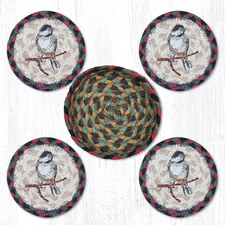 Chickadee Coaster Set