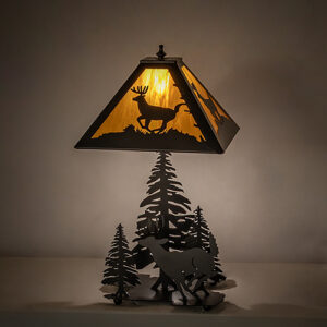 20" High Lone Deer Table Lamp