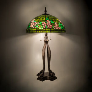 33" High Tiffany Banded Dogwood Table Lamp