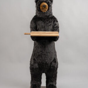 Ditz Designs Butler Bear Black 58 in. No Teeth