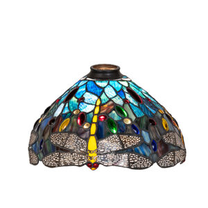 12" Wide Tiffany Hanginghead Dragonfly Shade