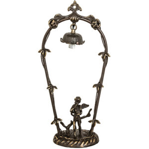 19" High Cherub With Violin Base