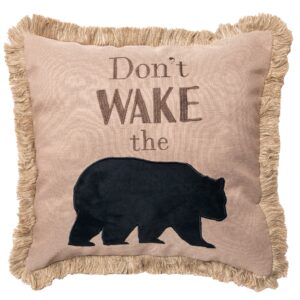 Don't Wake the Bear Pillow