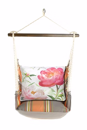 4-Piece Swing Set Serene Sunset w/ Peony 2 Pillow