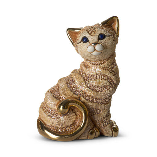 Ginger Cat Figurine by De Rosa