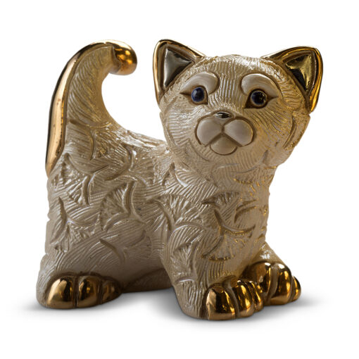 Abanico Kitten Figurine by De Rosa
