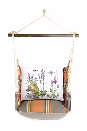 4-Piece Swing Set Serene Sunset w/ Beehive Pillow