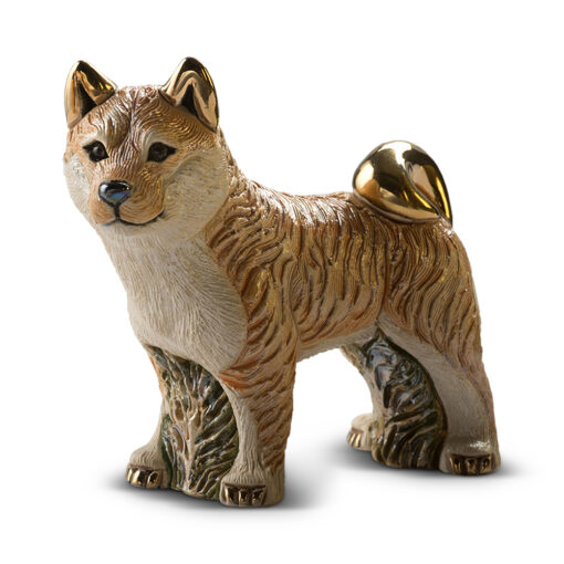 Shiba Dog Figurine by De Rosa
