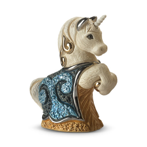 Baby Blue Unicorn Figurine by De Rosa