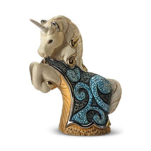 Blue Unicorn Figurine by De Rosa