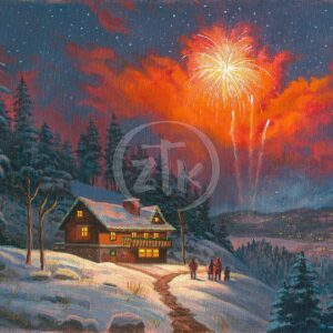 Light of a New Year - 12″ x 9″ Limited Edition Canvas