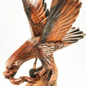 Eagle with Snake Sculpture