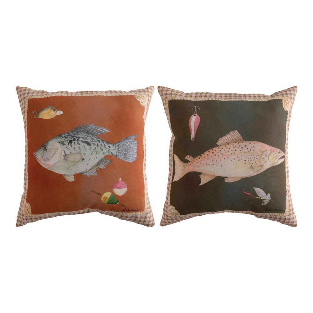 Fishing Life Climaweave Pillow 18″ x 18″ (Set of 2)