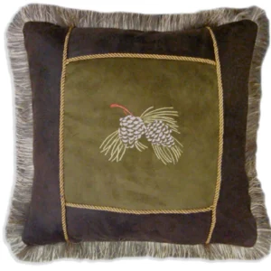 Sage Pinecone Pillow