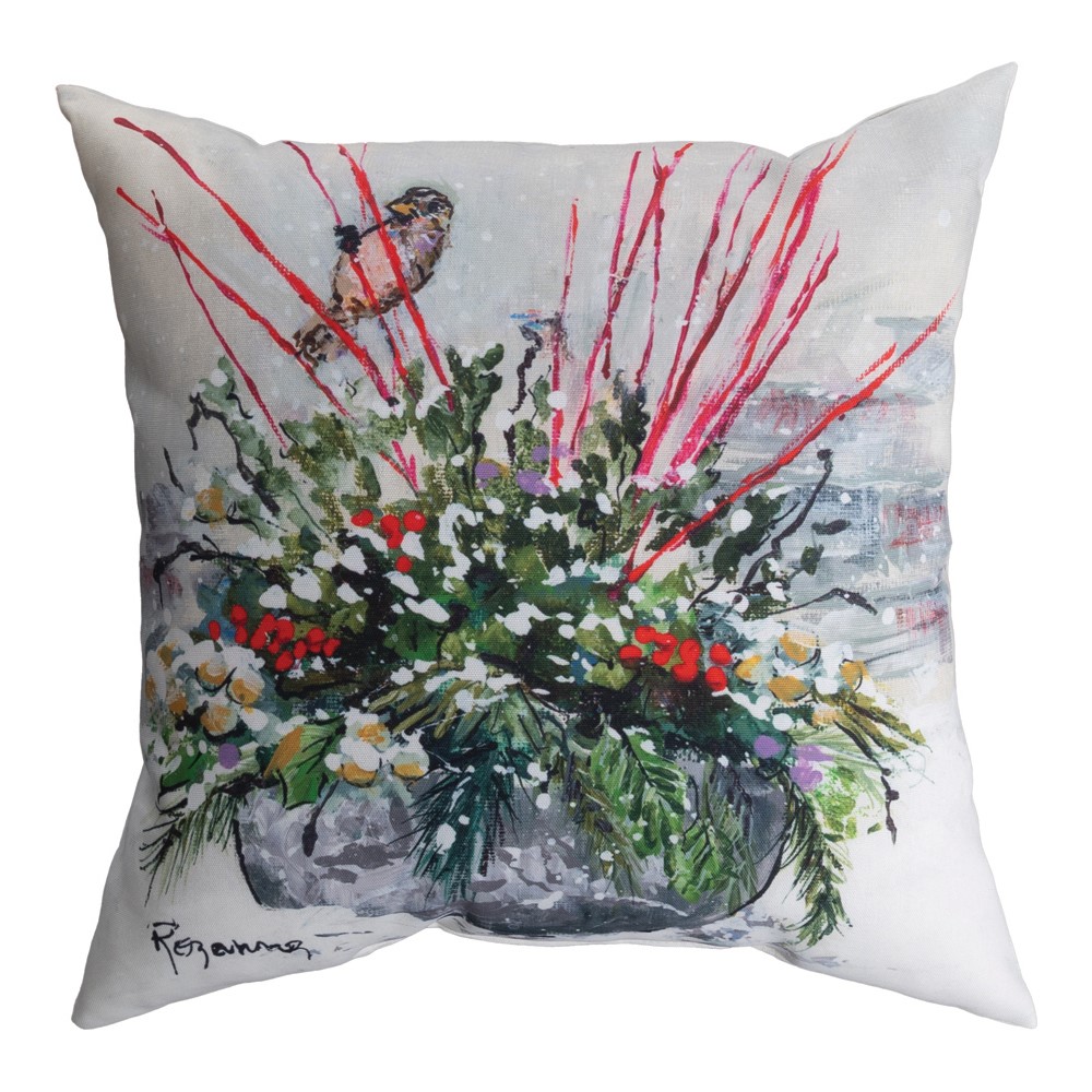 Evergreen Planter Climaweave Pillow 18″ x 18″ (Set of 2)