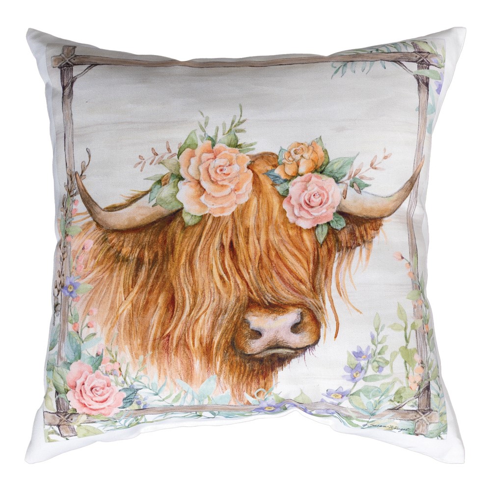Rosewood Ranch - Highland Cow Climaweave Pillow 18″ x 13″ (Set of 2)