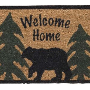 Welcome Home Black Bear Doormat