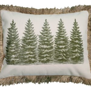 Pen and Ink Pine Pillow