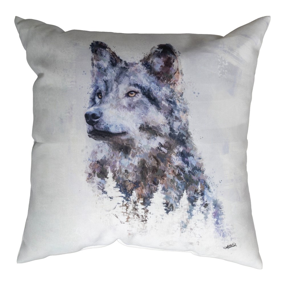 Whispers Of The Wild - Wolf Climaweave Pillow 18″ x 18″ (Set of 2)