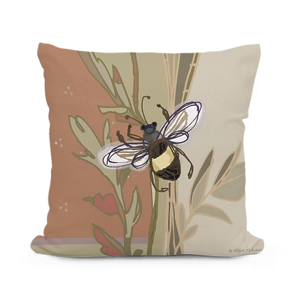 Bumblebee Pillow 24" x 24"