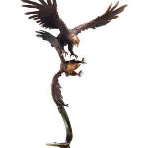 Double Flying Eagles Sculpture