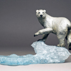 Arctic Spirit Polar Bear Sculpture by Mark Hopkins