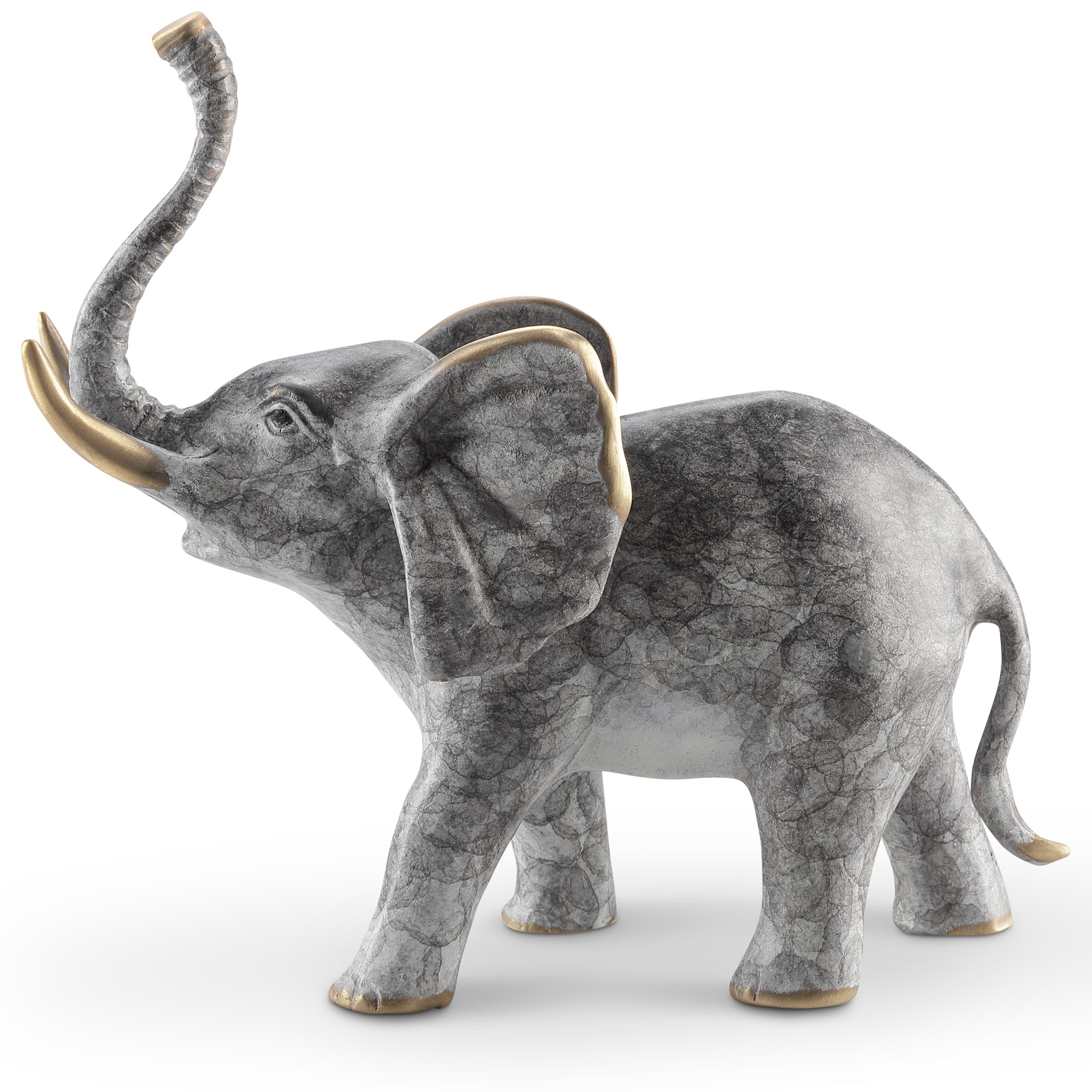 Bellowing Elephant Sculpture